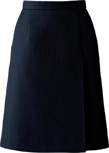 プリーツスカートAS2323ブラック×ブルー11号