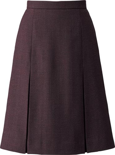 プリーツスカート ボルドー AS2326 21号