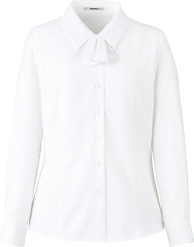 長袖ブラウス ホワイト RB4170 21号