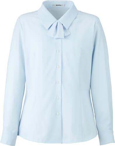 長袖ブラウス ブルー RB4170 15号