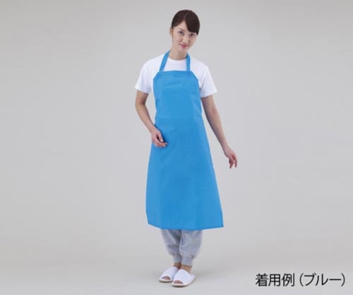 防水カラーエプロン (ブルー) ×10