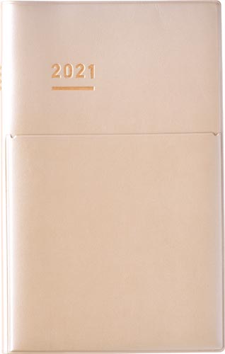 ジブン手帳2021(DIARY) ベージュ