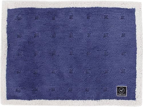クリーンフットバスマット45×60cmブルー1枚