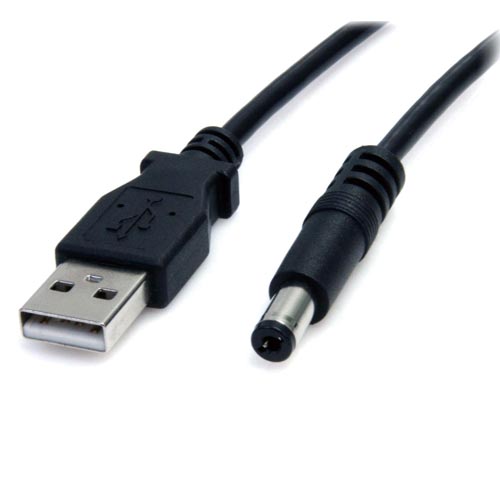 USB−DC電源供給ケーブル  5V 91cm