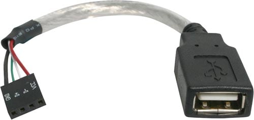 USB2.0ケーブル マザーボード接続用 15cm