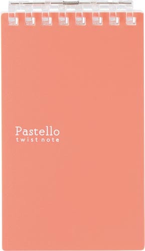 ツイストノート メモ レッド