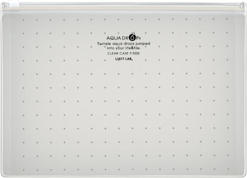 AQUA DROPs クリヤーケースA5 乳白×5