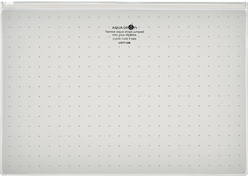 AQUA DROPs クリヤーケースA4 乳白×5