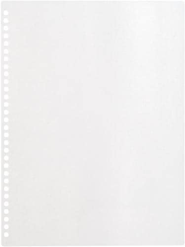 スライドリング表紙 A4タテ30穴 クリスタル×5