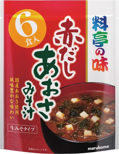 お徳用料亭の味 赤だしあおさ 6食