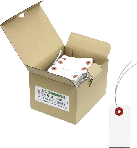 再生紙荷札6号 豆  1000枚