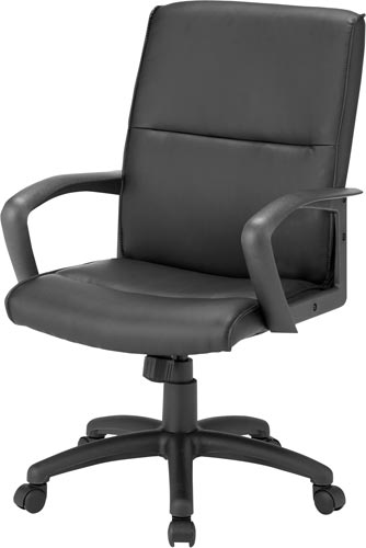 マネージャーチェアFTX−3Lブラックレザー