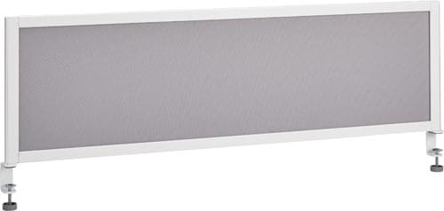 高さが変わるデスクトップパネルクランプ式1200灰