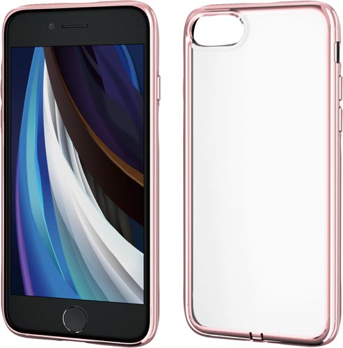 iPhone4.7インチサイドメッキローズゴールド