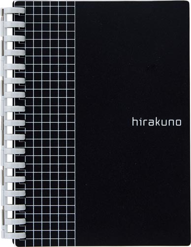 ヒラクノ ツイストノート A6S 17穴 ブラック