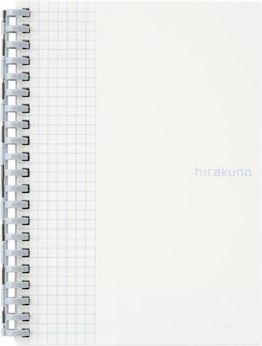 ヒラクノ ツイストノート B6S 21穴 ホワイト