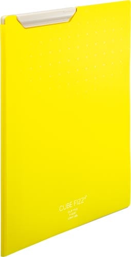 CUBE FIZZ クリップファイルA4 イエロー