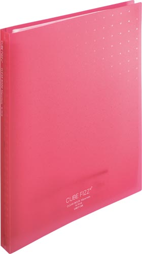 クリヤーブック<ポケット交換式> A4S ピンク