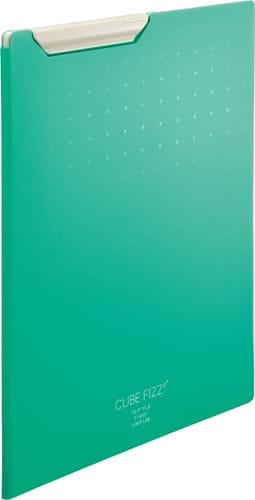 CUBE FIZZ クリップファイルA4 グリーン