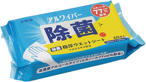 アルワイパー除菌ウェットシート 60枚