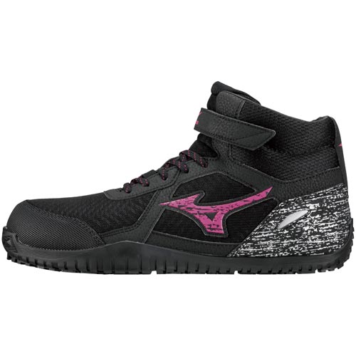 AマイティSD13Hブラック*ピンク24.5cm