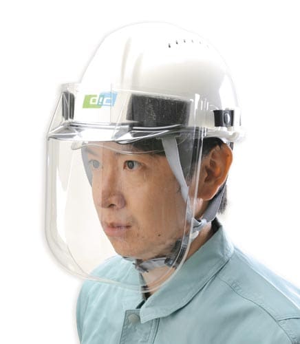 ヘルメット用フェイスシールド 5個セット