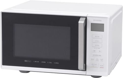 単機能レンジ フラットテーブル 22L ホワイト