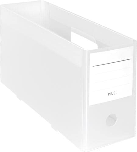 PPボックスファイル+A4 ハーフサイズ クリアー