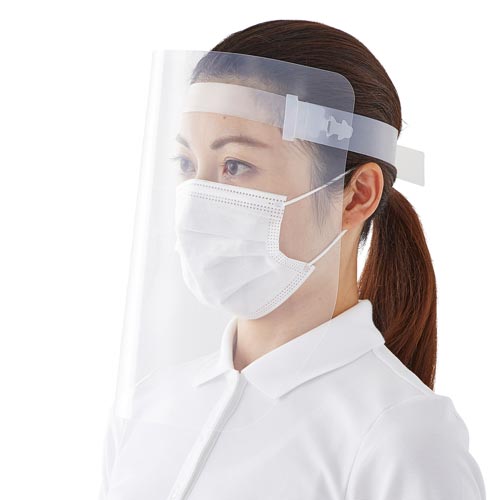 フェイスシールド クリアー 20セット入