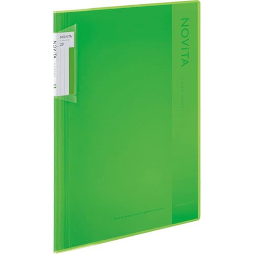 ノビータ固定式A4縦20枚ライトグリーン×10