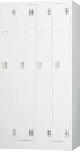 スタンダードロッカー4人用ホワイトグレー