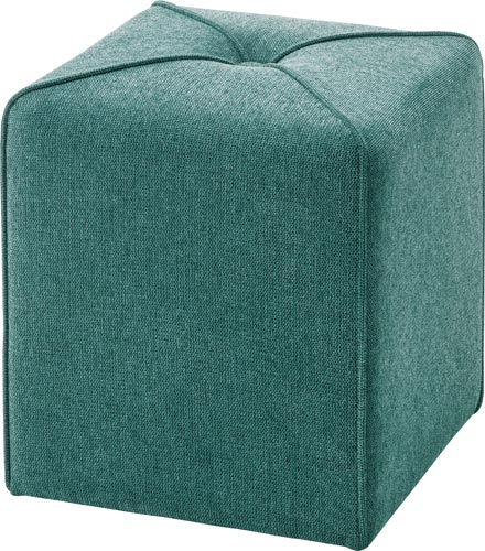 スクエアスツール グリーン 2脚セット