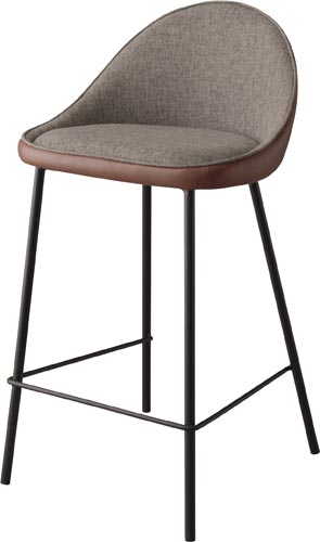 ハイチェア TEC−42BR ブラウン 2脚セット