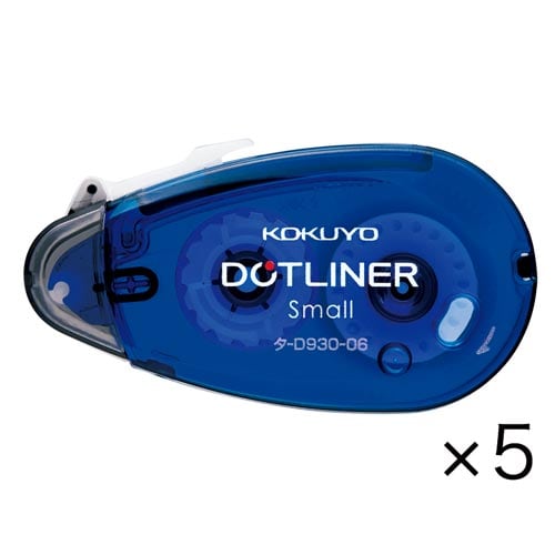 ドットライナースモール青使い切り強粘着×5