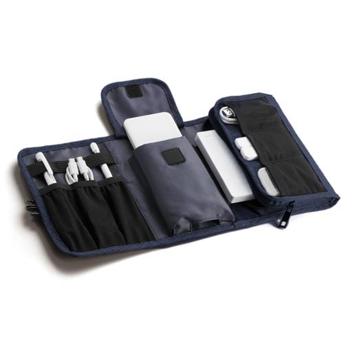 ガジェットポーチ/ウォレットタイプ/ネイビー