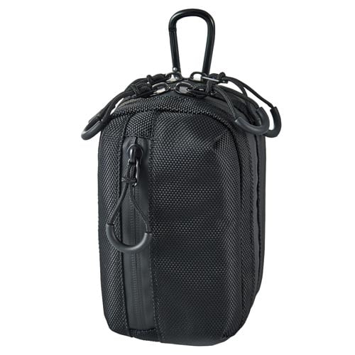 デジタルカメラケース/2気室/Mサイズ/ブラック