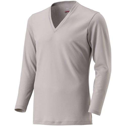 BサーモアンダーVネックナガメンズGR_S