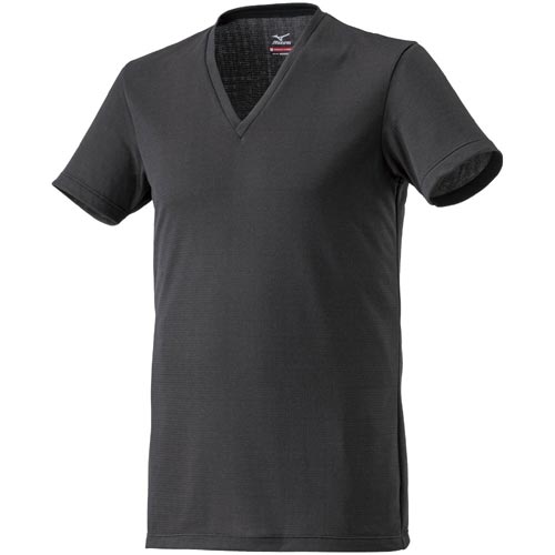 BサーモアンダーVネックハンメンズBK_L