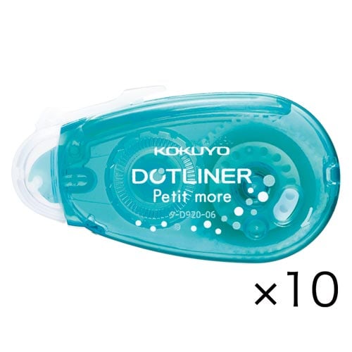 ドットライナープチモア青使い切り強粘着×10