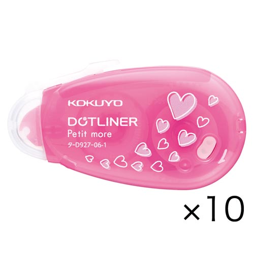 ドットライナープチモアハート使い切り強粘着×10