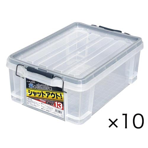 防水シールドコンテナ (約13L)×10