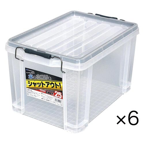 防水シールドコンテナ (約21L)×6