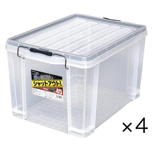 防水シールドコンテナ (約43L)×4