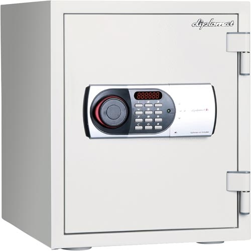 60分耐火耐水金庫アラーム付デジタルテンキー25L