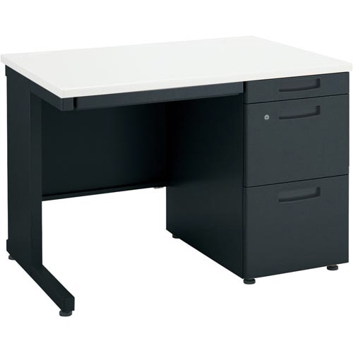 インベント片袖D700W1000 黒脚 WH