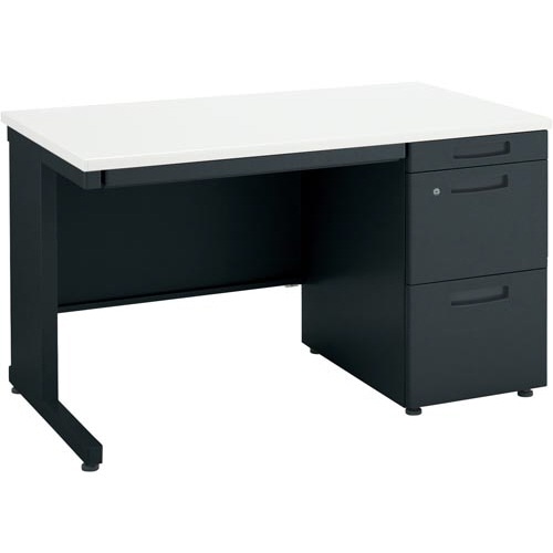 インベント片袖D700W1200 黒脚 WH