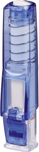 印鑑ホルダーはん蔵 透明青