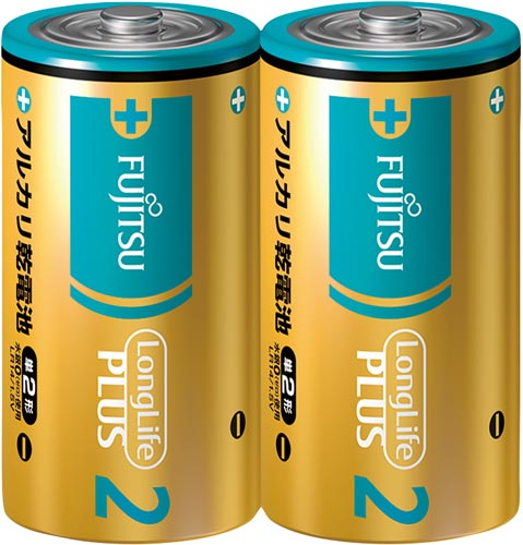 アルカリ乾電池ロングライフプラス単2形50本入