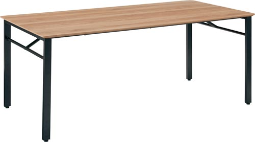 抗菌メラミンテーブル1800 ブラウン