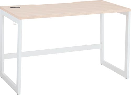 リスムデスクD600W1200 白脚 ナチュラル